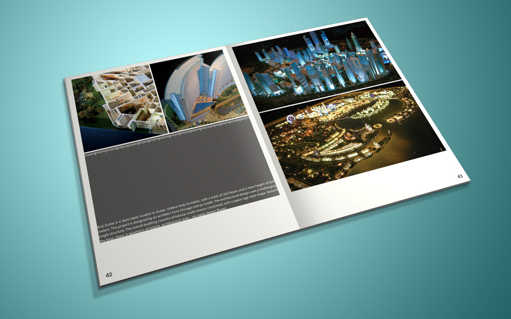 尚丞设计画册作品-迪拜建筑公司 企业宣传册