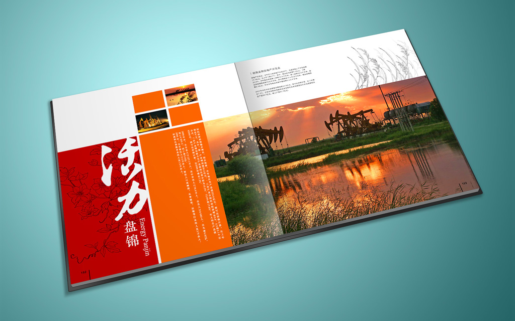 尚丞设计画册作品-<p>盘锦城市画册</p>