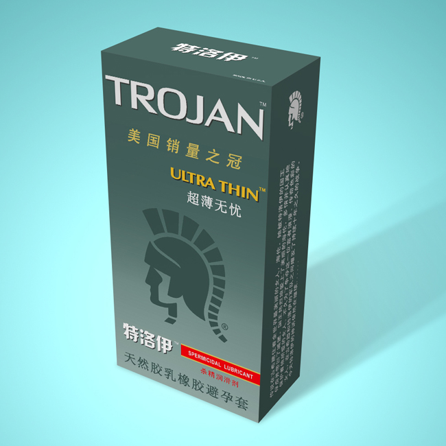 尚丞设计包装作品-特洛伊安全套 快消品包装设计