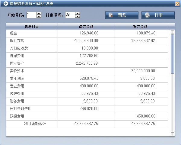 尚丞设计界面作品-快捷财务 软件界面设计